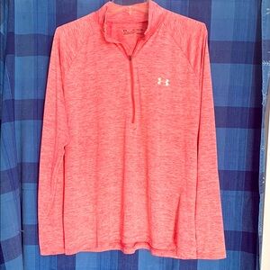 Under Armour Pink Quarter-Zip Pullover
